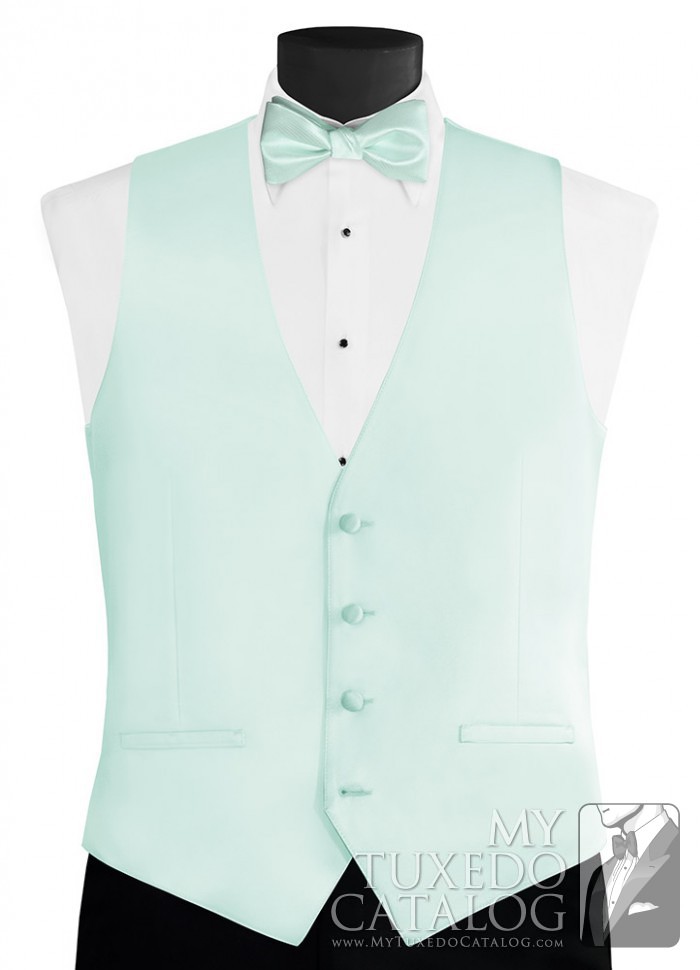 Light Mint 'Modern Solid' Vest | Vests 