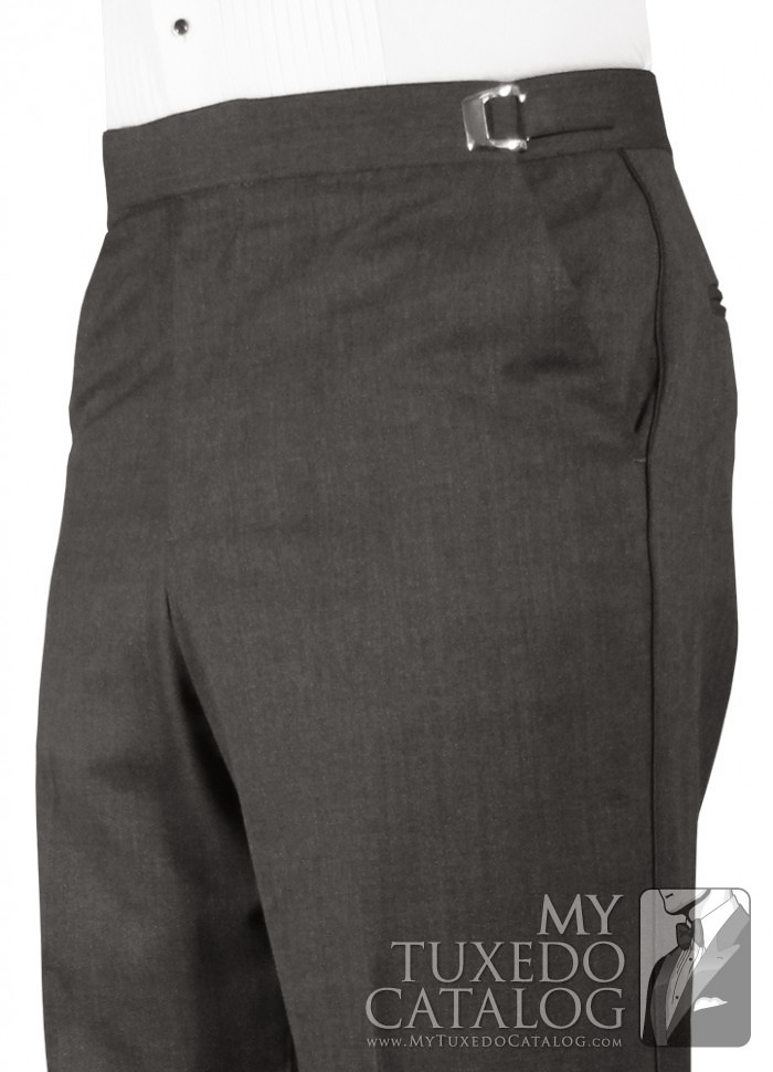 Steel Grey Tuxedo Pant Pants