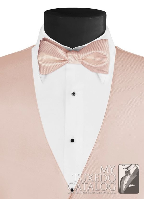 Rose Gold 'Modern Solid' Vest | Vests | MyTuxedoCatalog.com